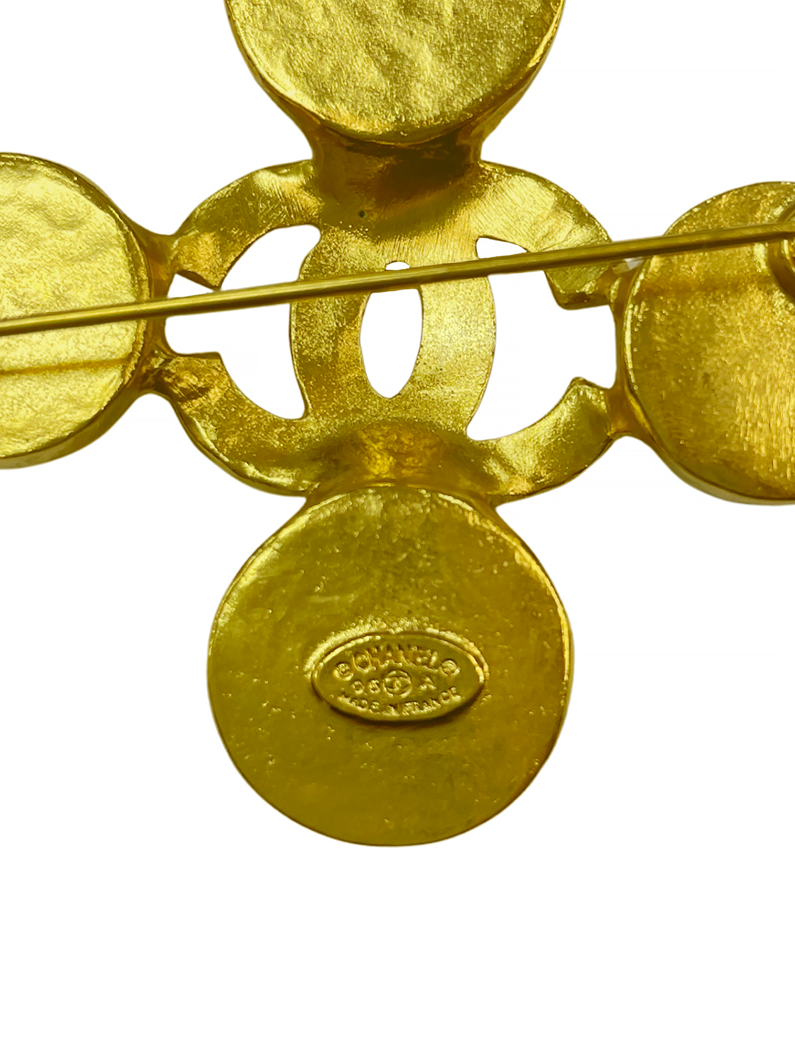 Chanel Gripoix Golden Brooch