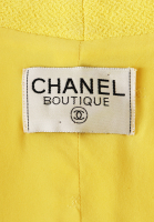 Chanel Cropped Jacket With Black Trim