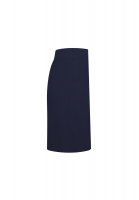 Chanel Navy Blue Wool Skirt