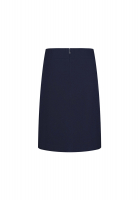 Chanel Navy Blue Wool Skirt