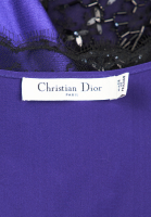 Purple Asymmetric Christian Dior Dress