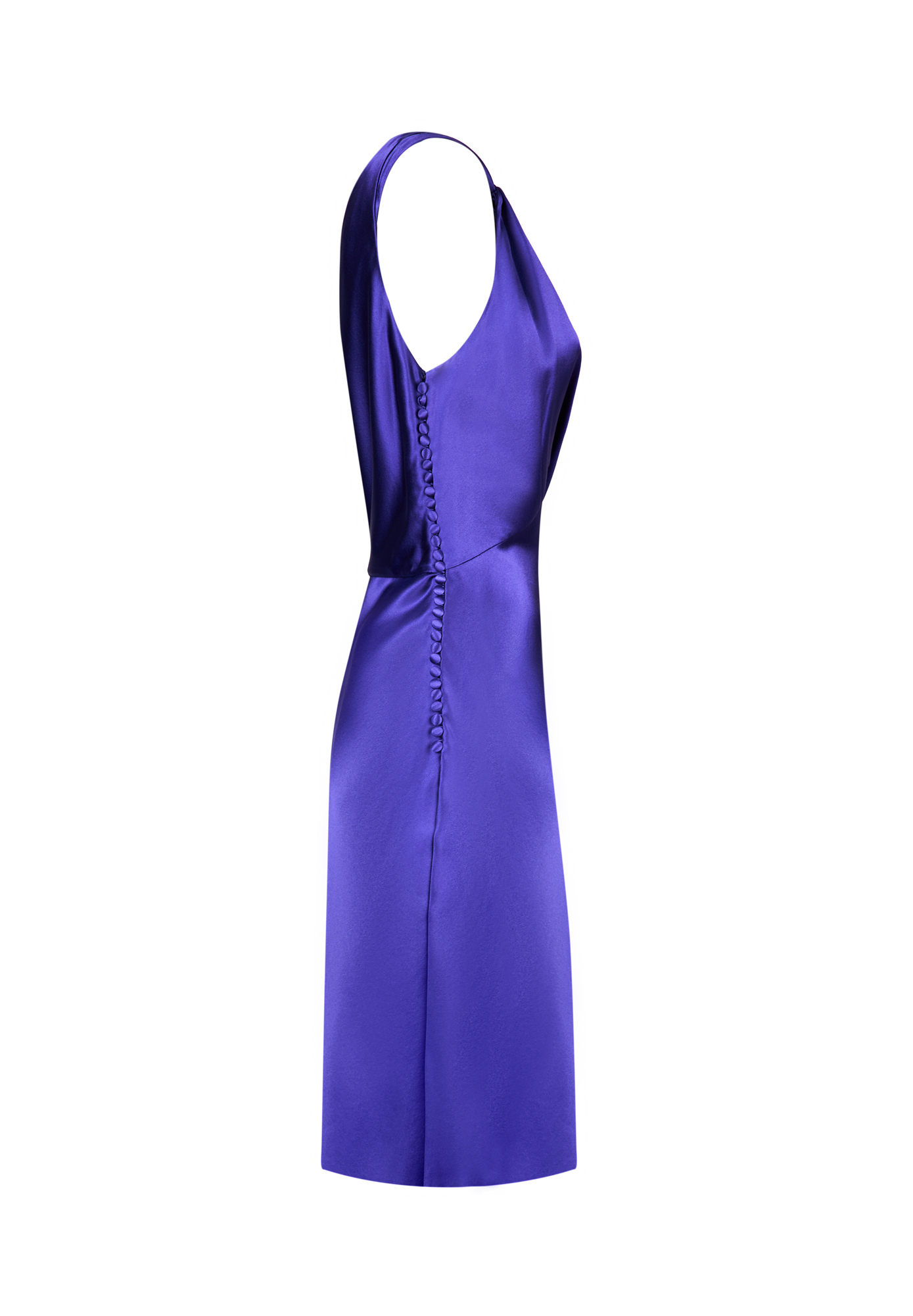 Purple Asymmetric Christian Dior Dress
