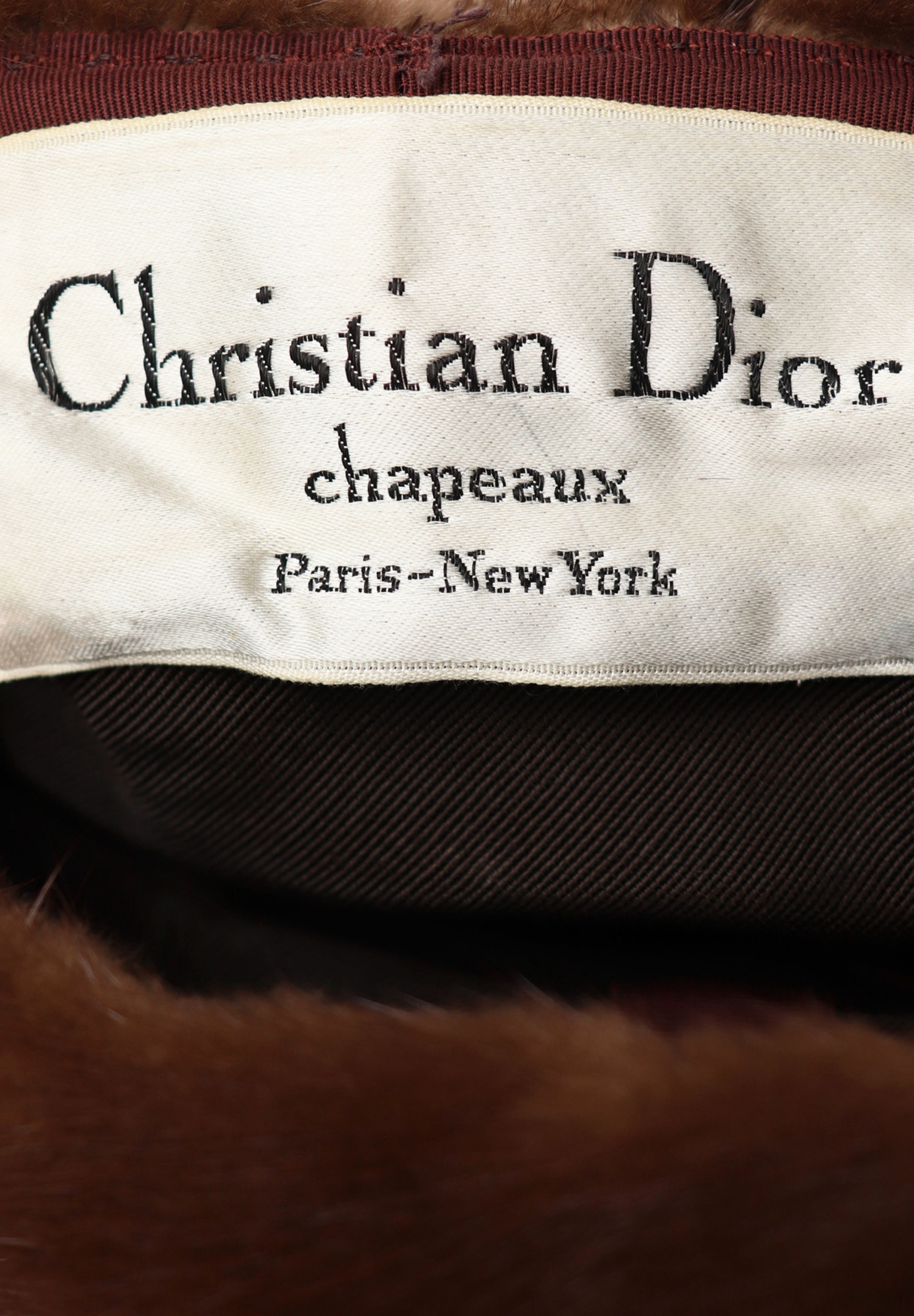 Christian Dior Fur Hat