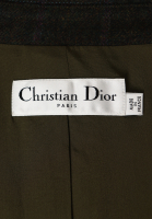 Christian Dior Cropped Plaid Jacket