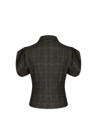 Christian Dior Cropped Plaid Jacket