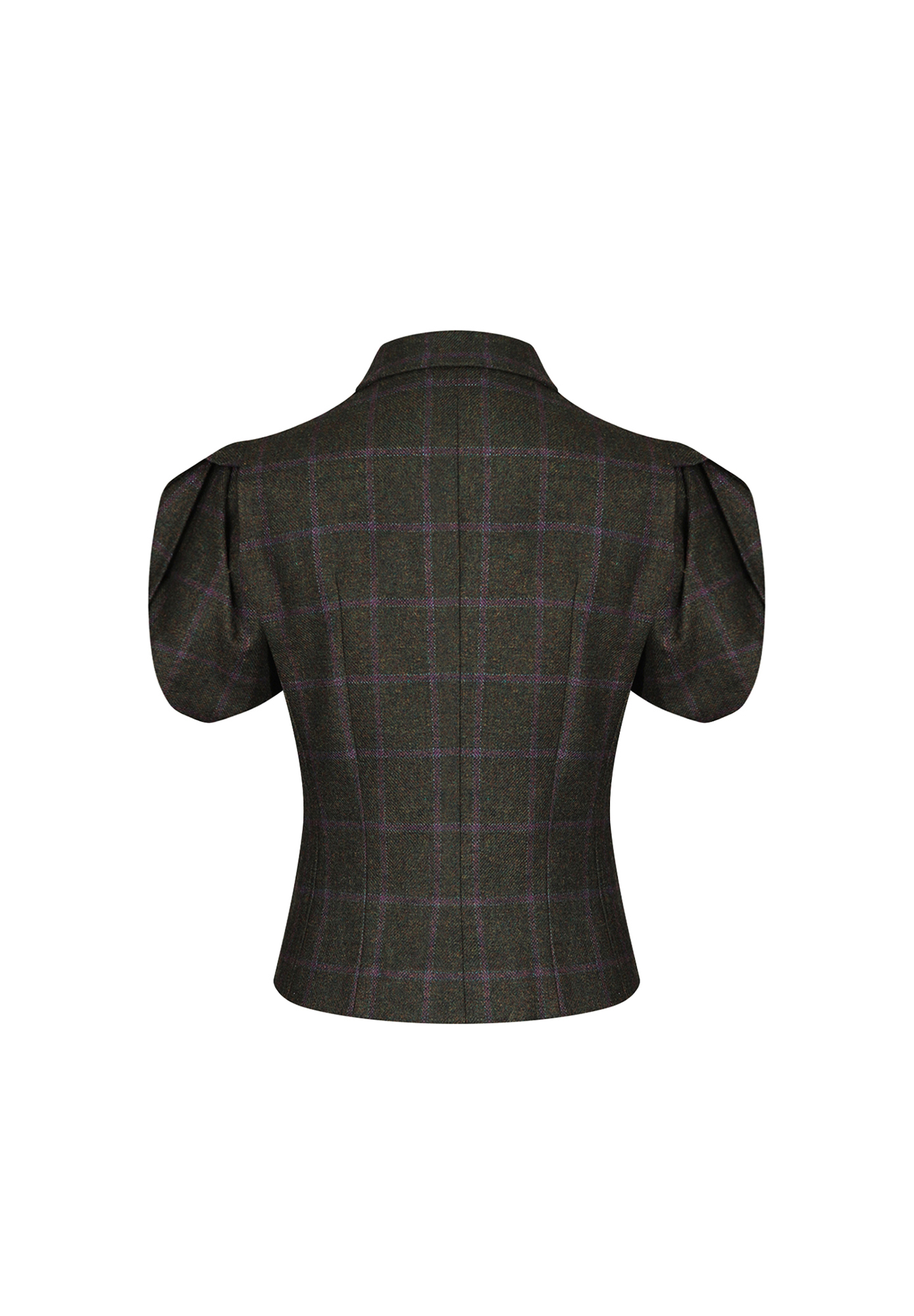Christian Dior Cropped Plaid Jacket