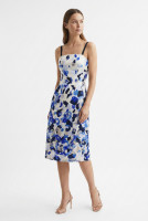 Escada Floral Print Dress