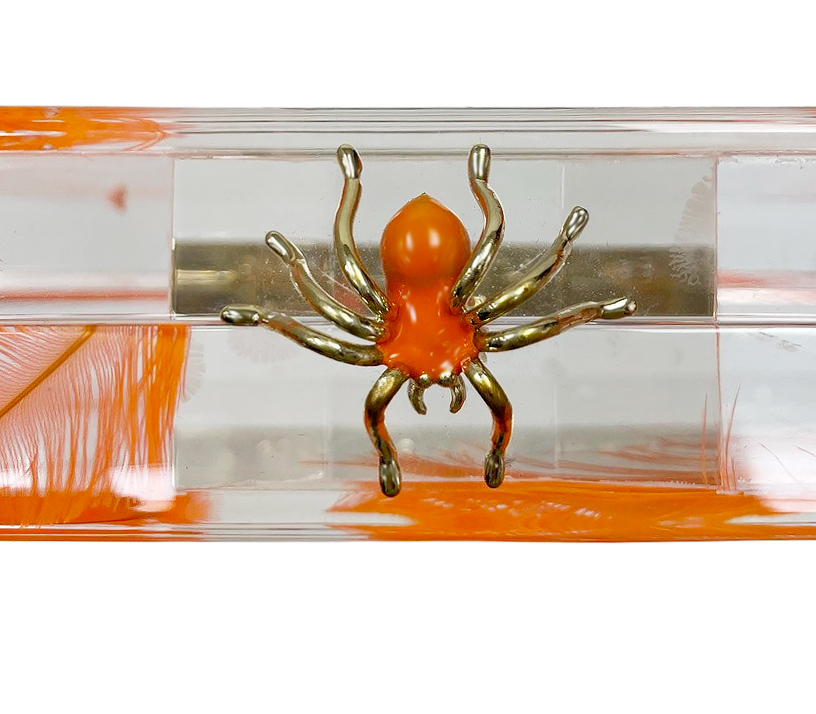 Charlotte Olympia Feather Clutch