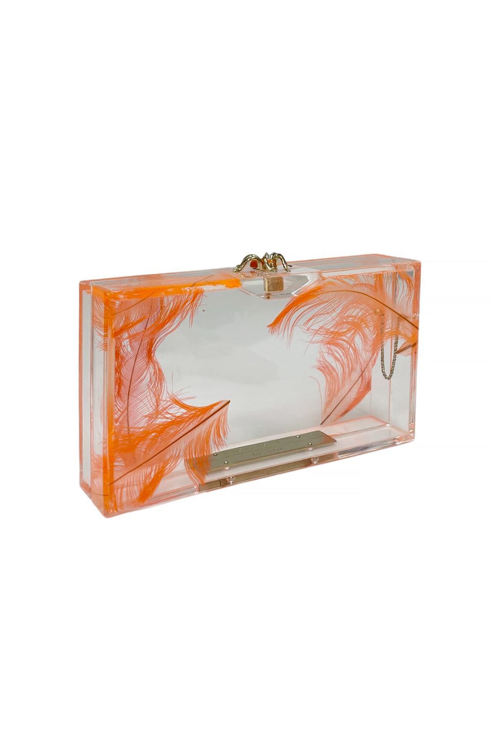 Charlotte Olympia Feather Clutch