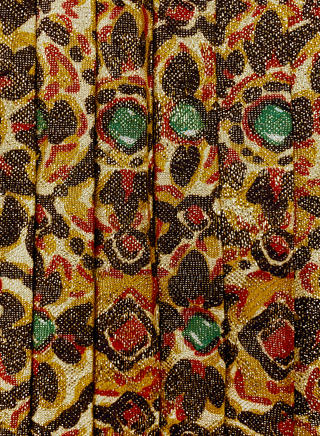 Saint Laurent Gold Ornament Skirt