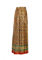 Saint Laurent Gold Ornament Skirt
