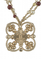 Chanel Logo Charm Necklace