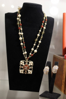 Chanel Logo Charm Necklace