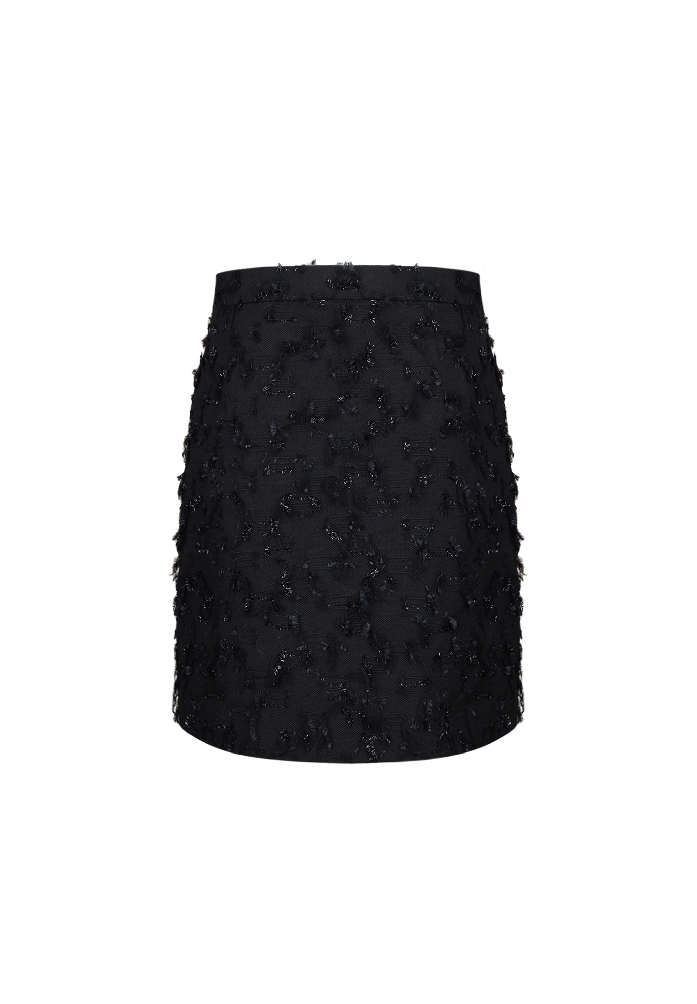 Balenciaga Fringed Mini Skirt