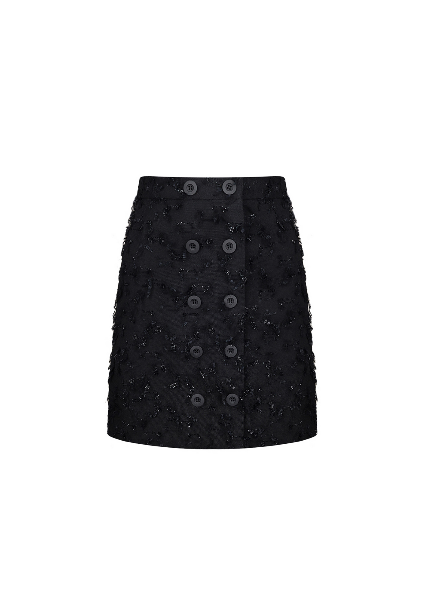 Balenciaga Fringed Mini Skirt