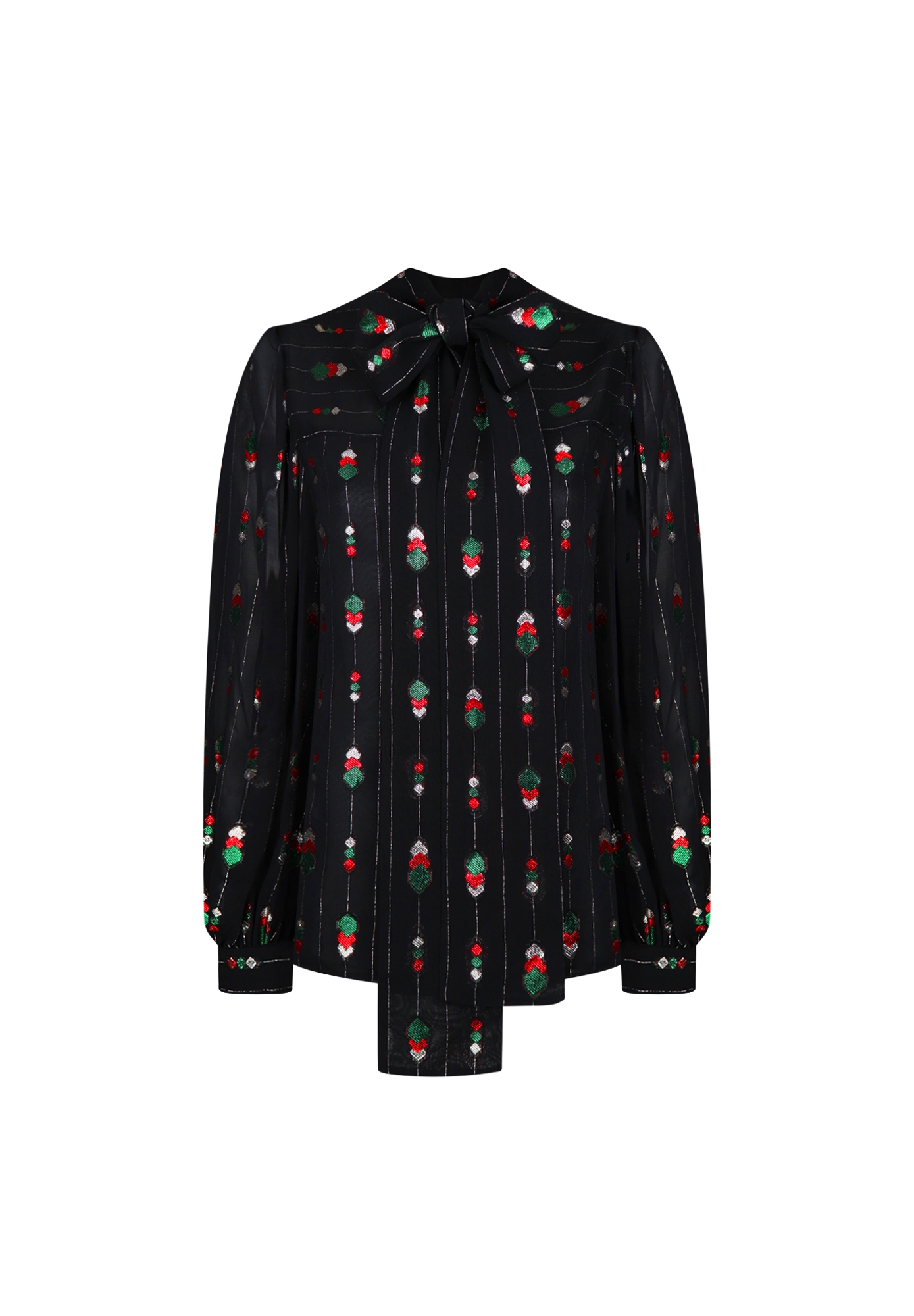 Gucci Geometric Print Blouse