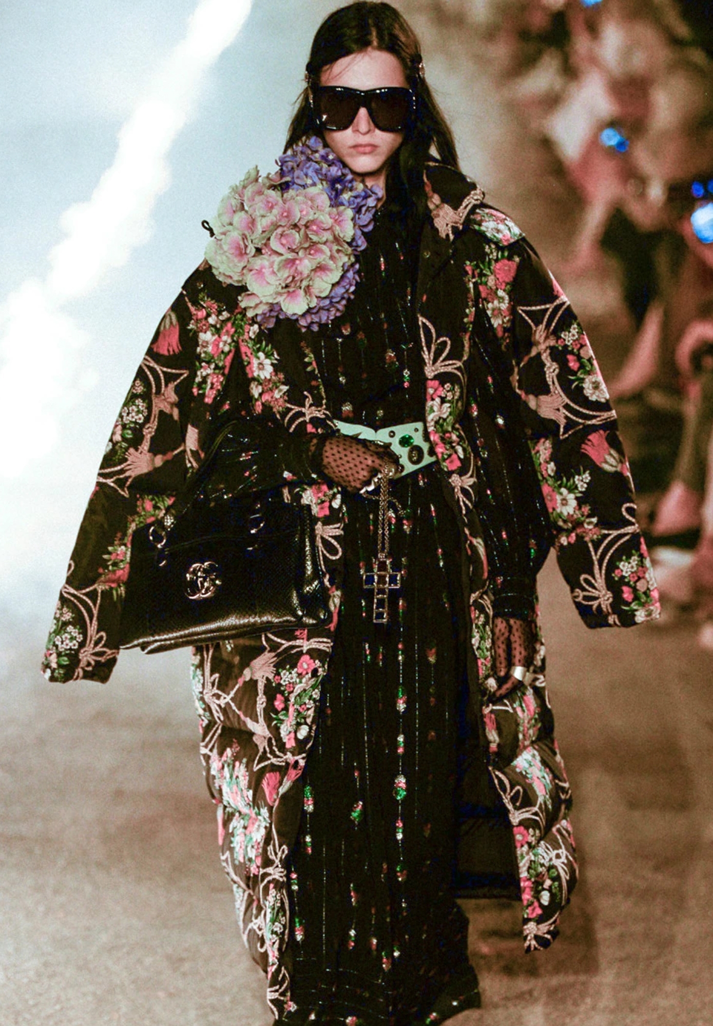 Gucci Geometric Print Blouse