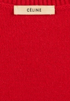 Céline Red Cashmere Sweater
