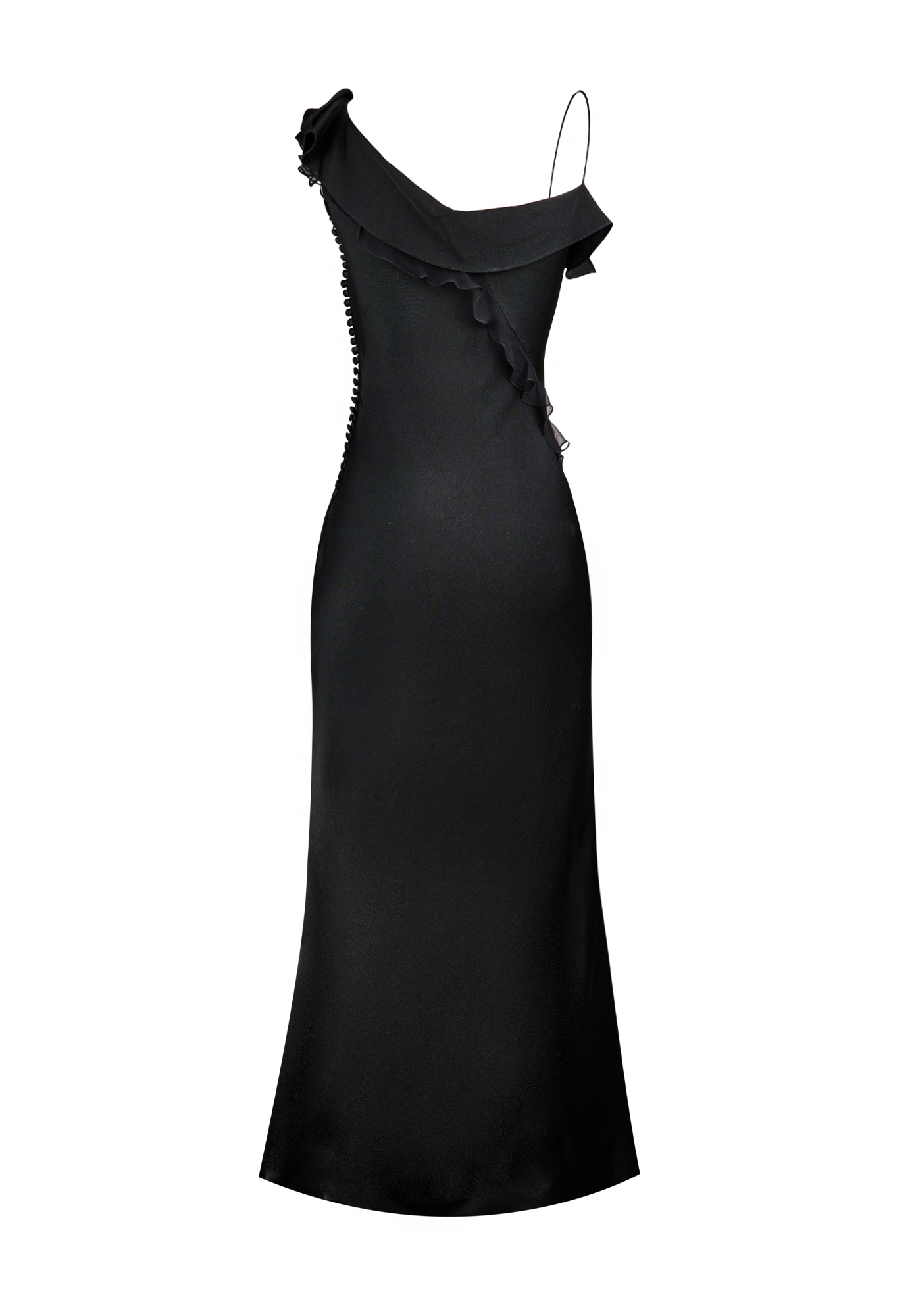 Christian Dior Ruffled Evening Dress