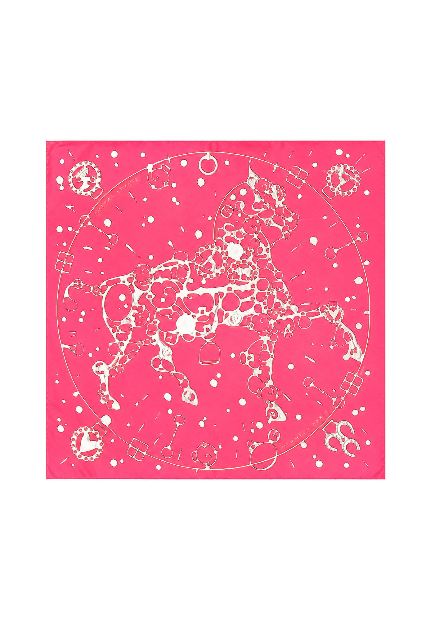 Hermès Cheval Fusion Silk Scarf