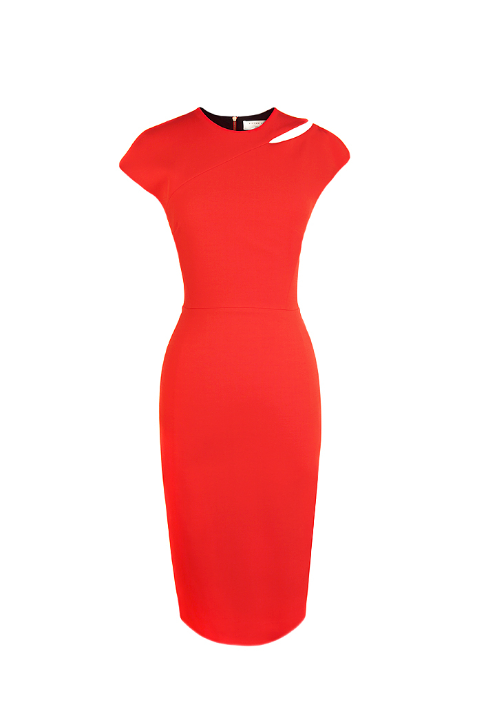 Victoria Beckham Red Dress