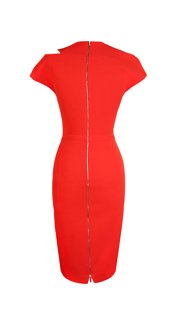 Victoria Beckham Red Dress