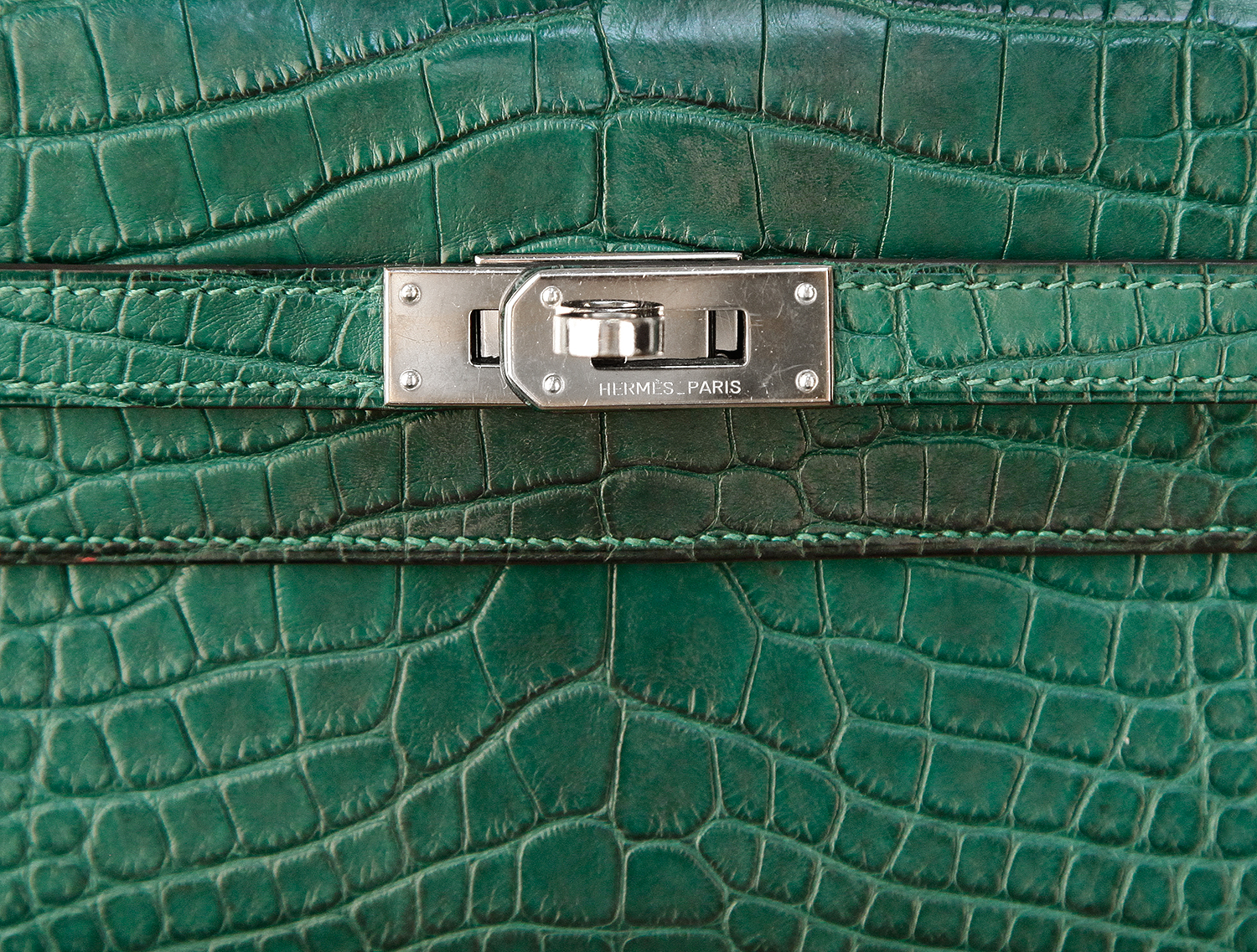 Hermès Kelly Crocodile Niloticus Clutch Wallet