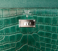 Hermès Kelly Crocodile Niloticus Clutch Wallet