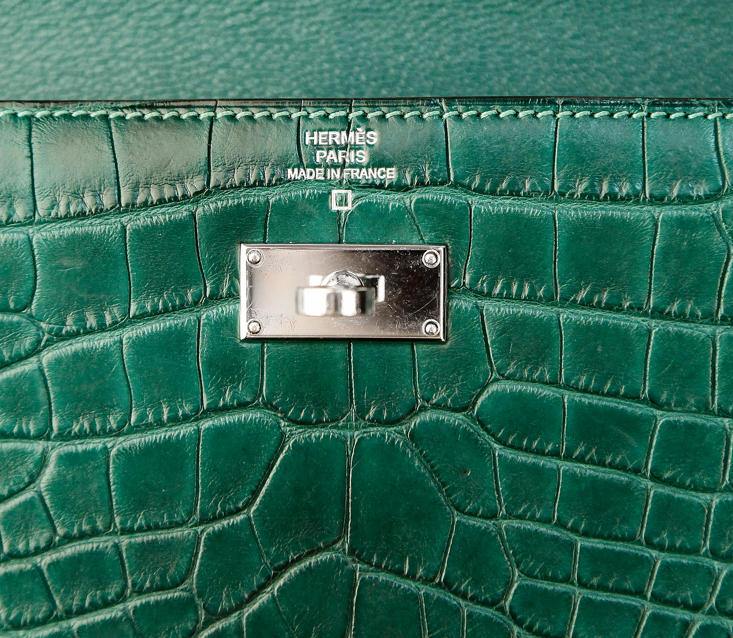 Hermès Kelly Crocodile Niloticus Clutch Wallet