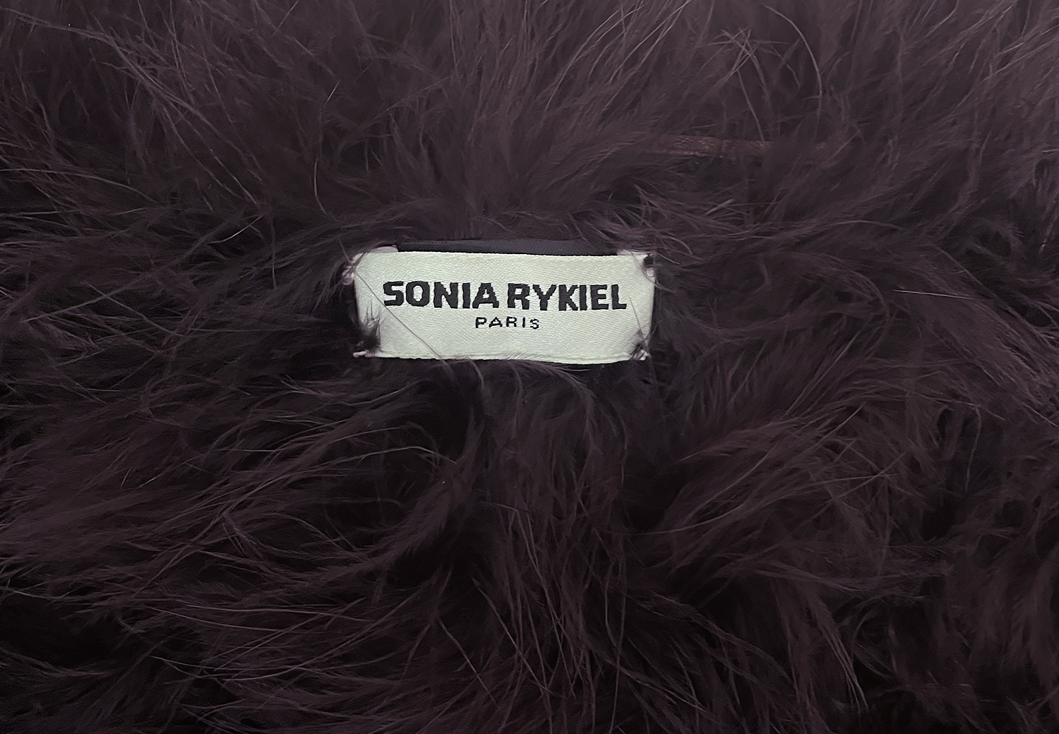 Sonia Rykiel Ostrich Feather Coat