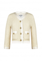 Chanel Pearl White Tweed Jacket