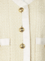 Chanel Pearl White Tweed Jacket