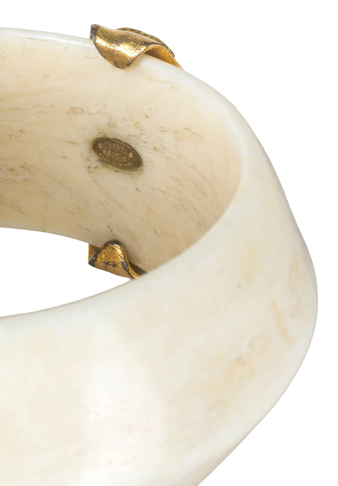 Chanel Gold-Plated Cuff Bracelet