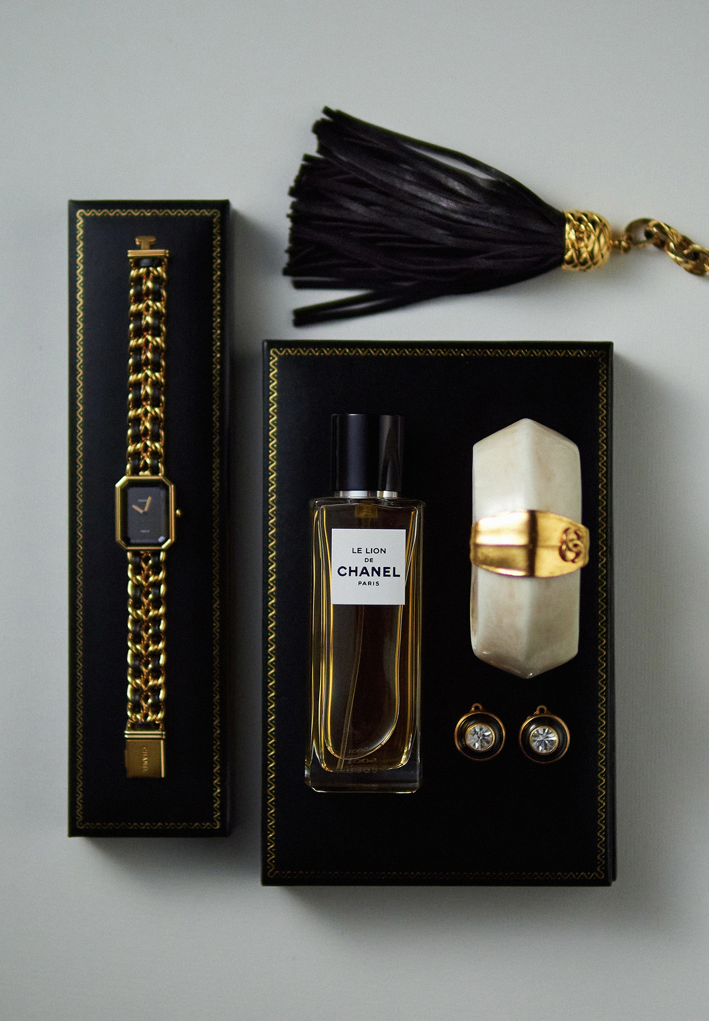 Chanel Gold-Plated Cuff Bracelet