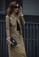 Chanel Gold-Plated Cuff Bracelet