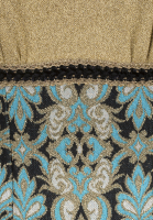 Pierre Balmain Jacquard Dress with Gold Top