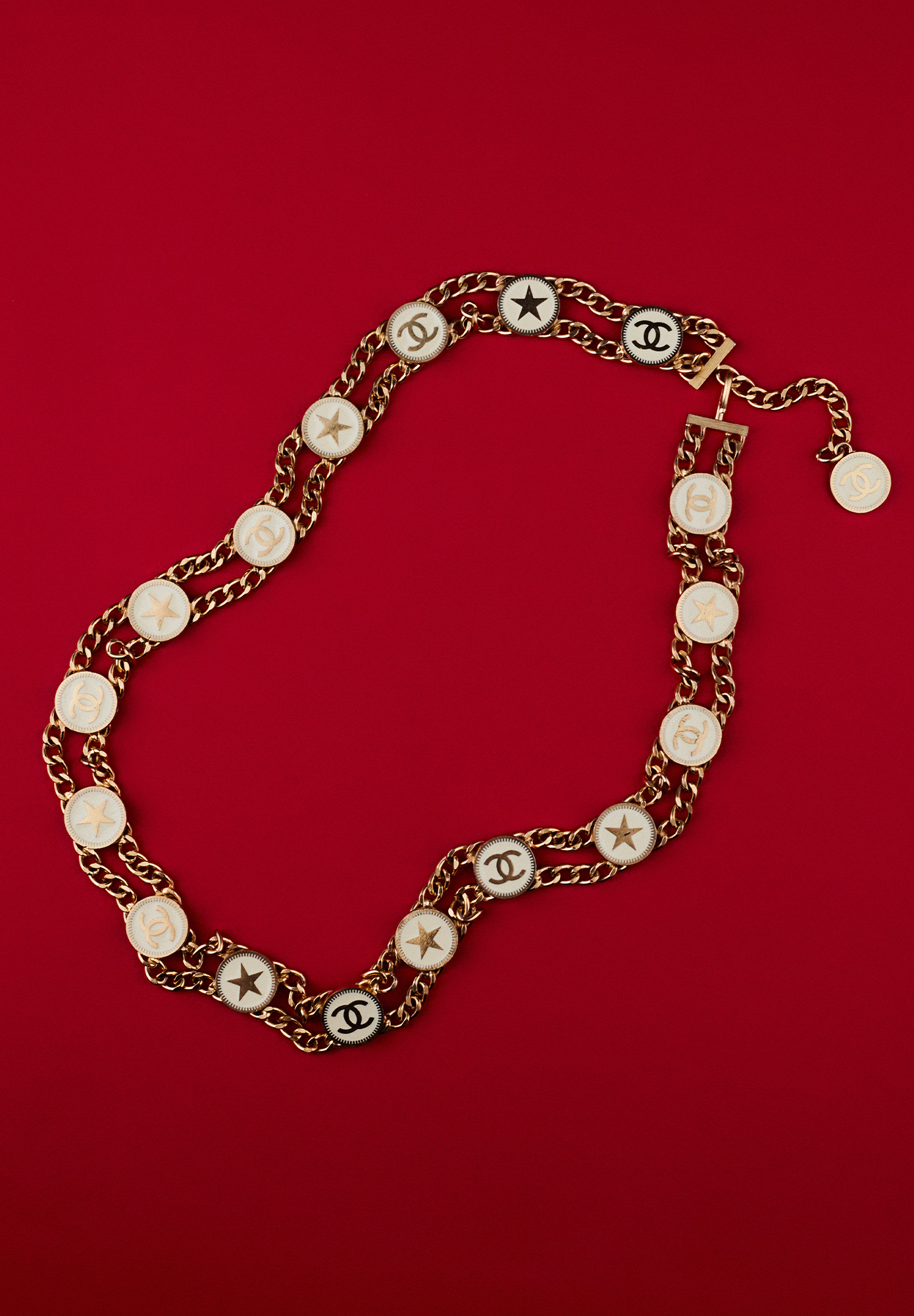 Gold Star Chanel Belt