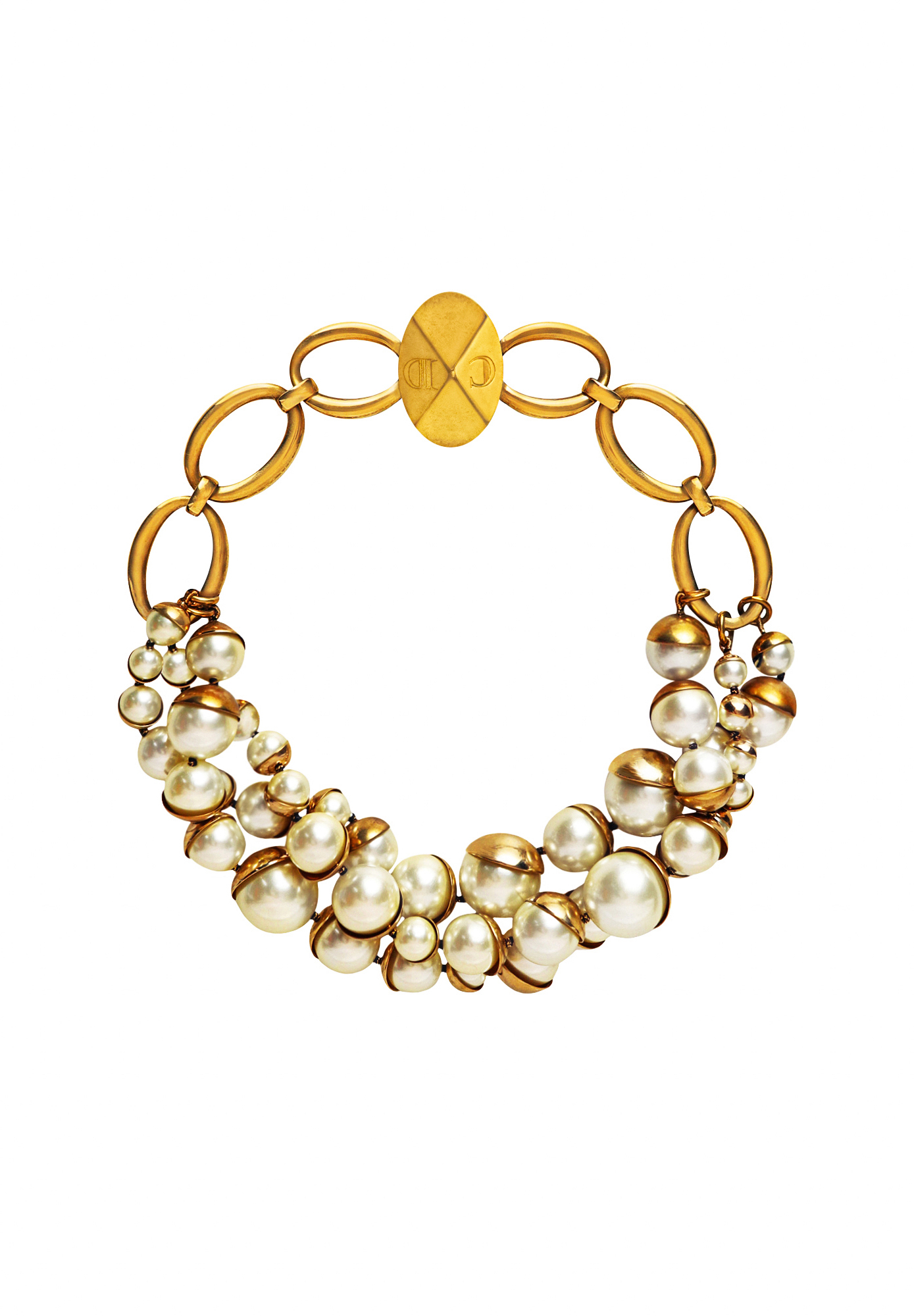 Christian Dior Necklace With Pearls