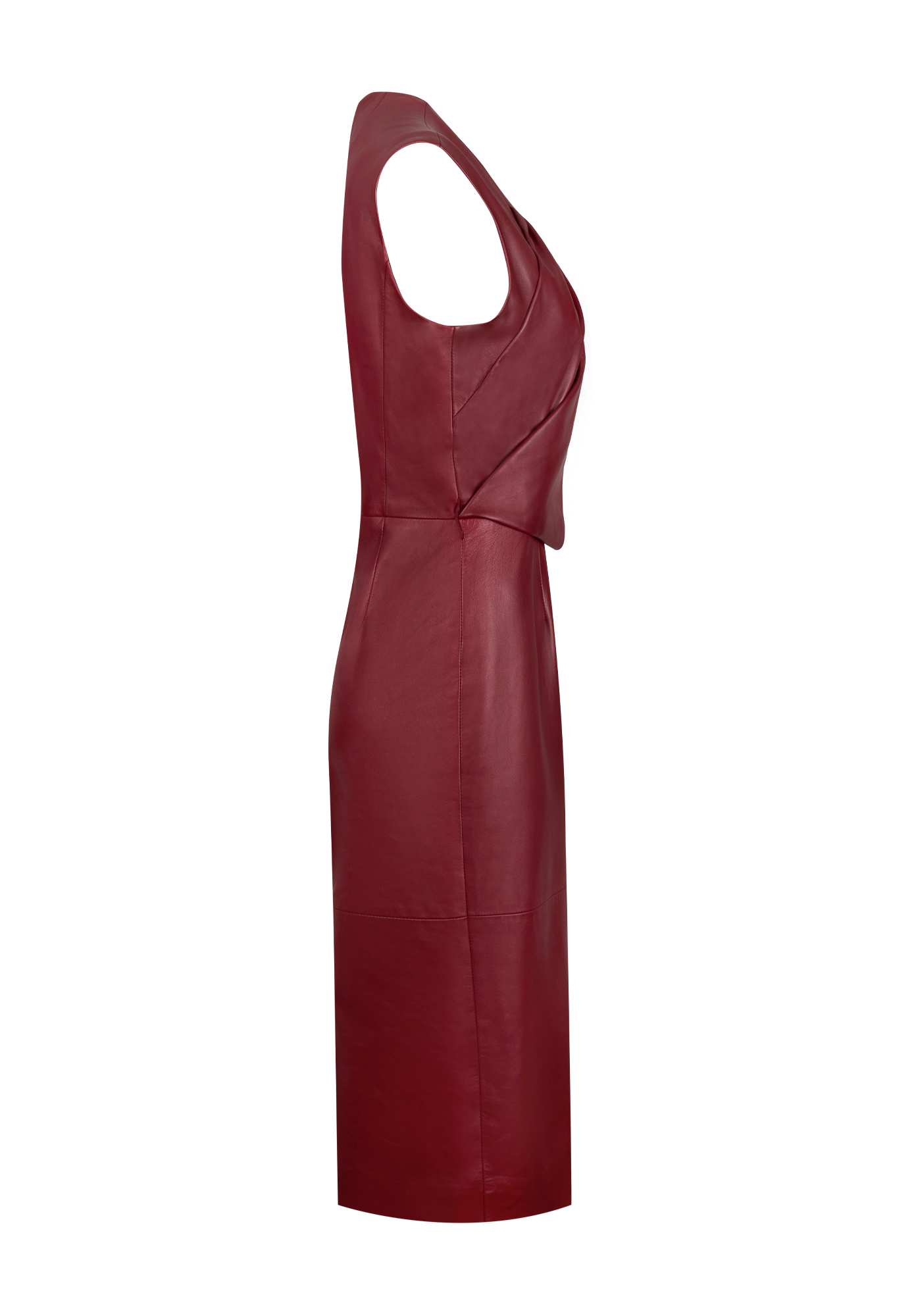 Christian Dior Draped Leather Dress