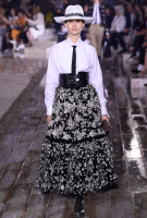 Christian Dior Black Leather Saddle Belt
