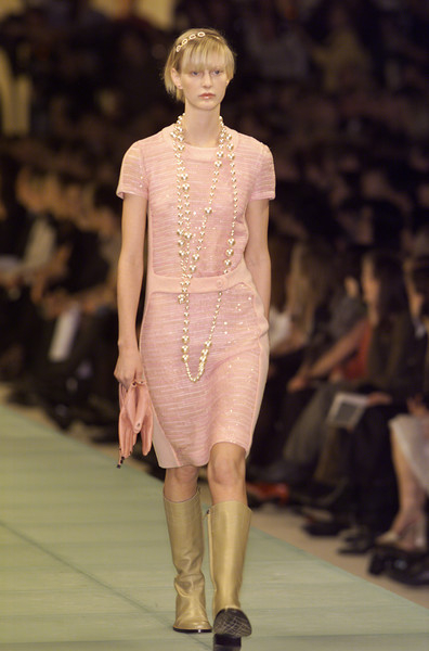 Chanel Pink Dress With Sequins