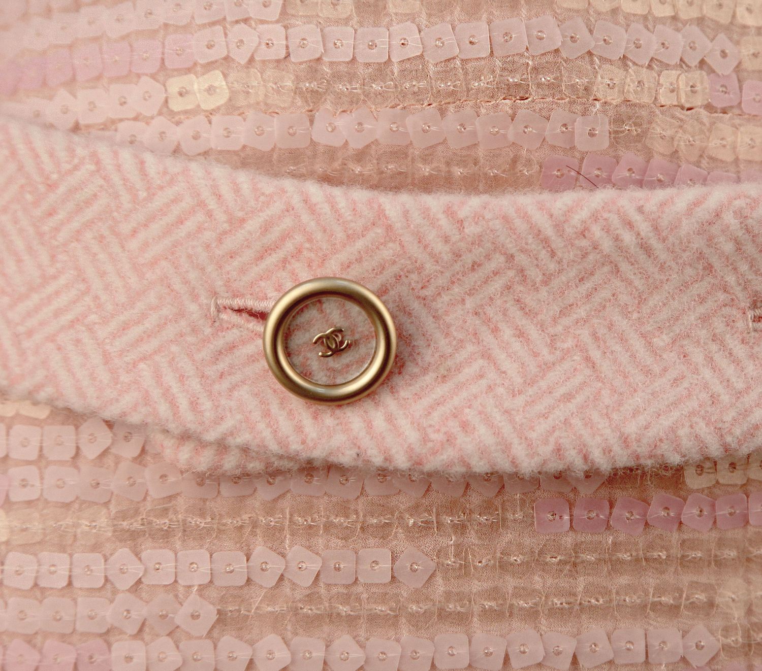 Chanel Pink Dress With Sequins