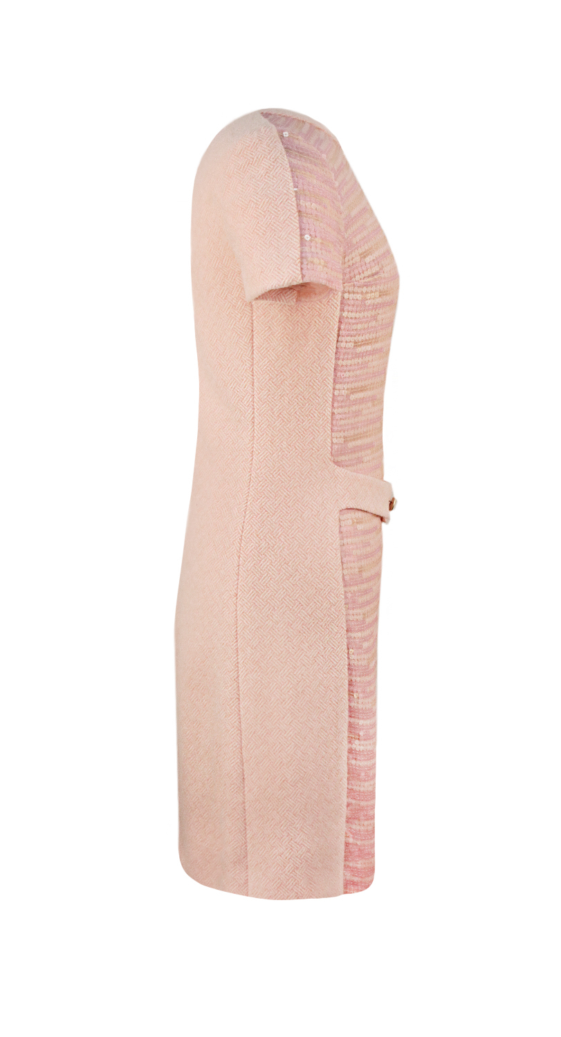 Chanel Pink Dress With Sequins