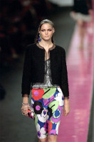 Chanel Flowers And Logo Dress