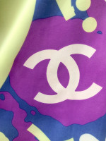 Chanel Flowers And Logo Dress