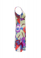 Chanel Flowers And Logo Dress