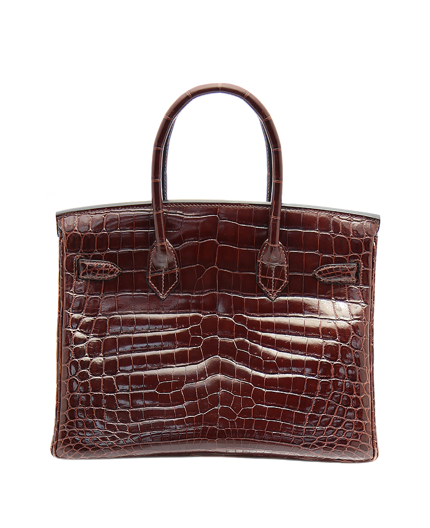Hermès Birkin 30 Brown Crocodile Niloticus Bag