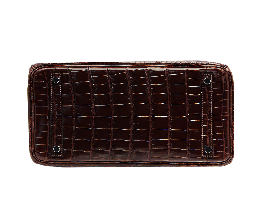 Hermès Birkin 30 Brown Crocodile Niloticus Bag