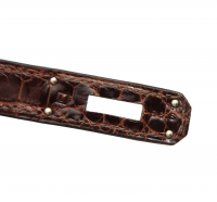 Hermès Birkin 30 Brown Crocodile Niloticus Bag
