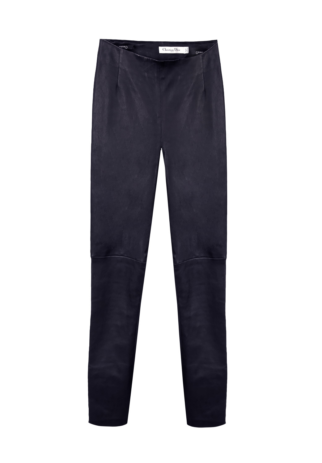 Christian Dior Navy Leather Pants